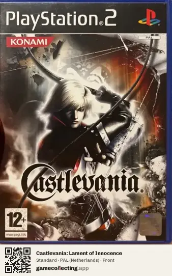 Castlevania: Lament of Innocence PlayStation 2, Netherlands box front