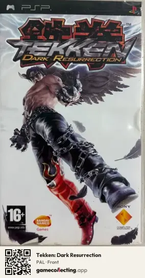 Tekken: Dark Resurrection PlayStation Portable, PAL box front