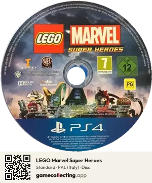 LEGO Marvel Super Heroes PlayStation 4, PAL disc