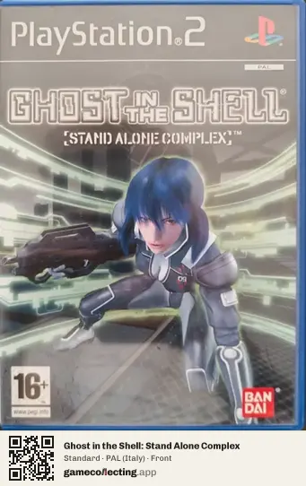 Ghost in the Shell: Stand Alone Complex PlayStation 2, Italy box front