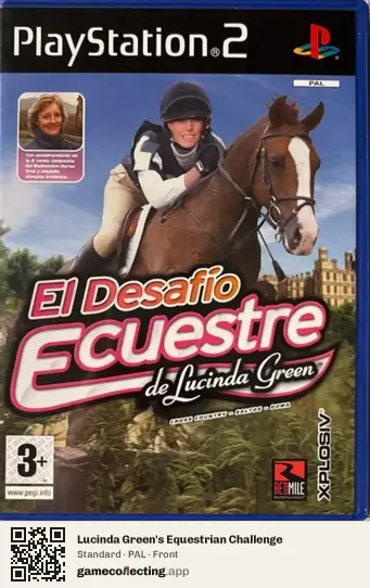 Lucinda Green's Equestrian Challenge PlayStation 2, PAL box front