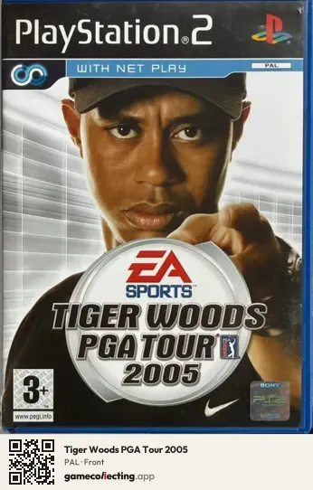 Tiger Woods PGA Tour 2005 PlayStation 2, PAL box front