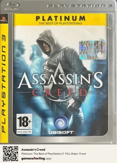 Assassin's Creed PlayStation 3, Italy box front