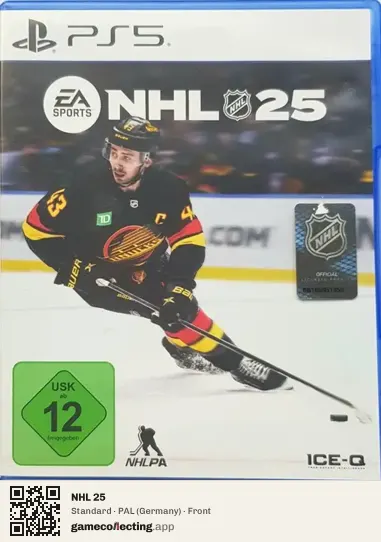 NHL 25 PlayStation 5, Germany box front