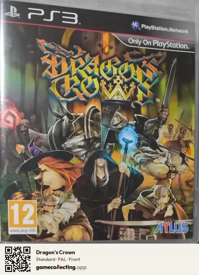 Dragon's Crown PlayStation 3, PAL box front
