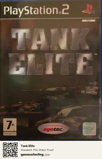 Tank Elite PlayStation 2, Italy box front
