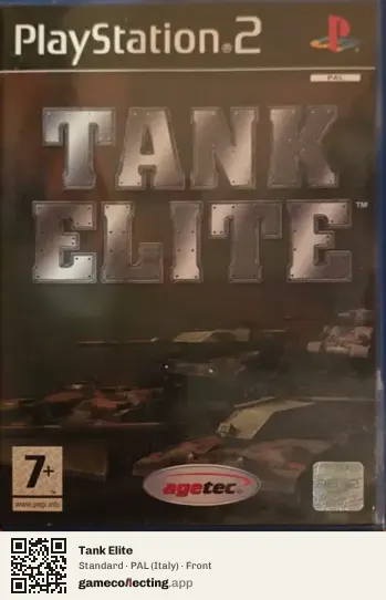 Tank Elite PlayStation 2, Italy box front