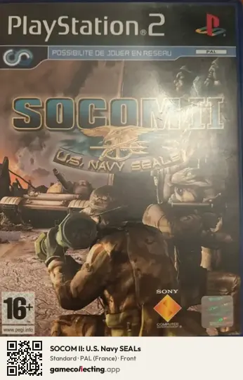 SOCOM II: U.S. Navy SEALs PlayStation 2, France box front