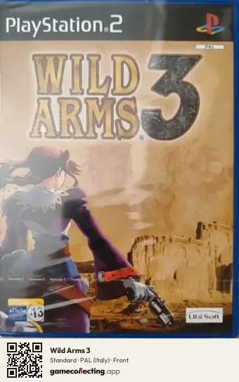 Wild Arms 3 PlayStation 2, Italy box front