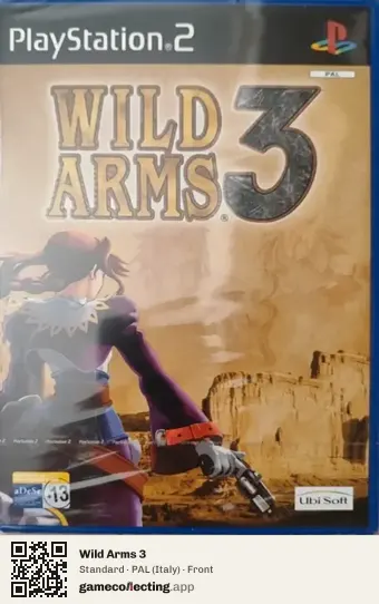 Wild Arms 3 PlayStation 2, Italy box front