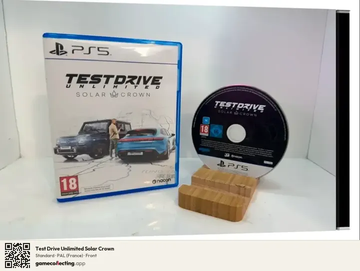 Test Drive Unlimited Solar Crown PlayStation 5, France box front