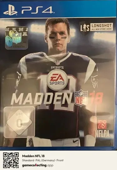 Madden NFL 18 PlayStation 4, Germany box front
