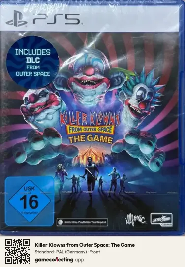 Killer Klowns from Outer Space: The Game PlayStation 5, Germany box front