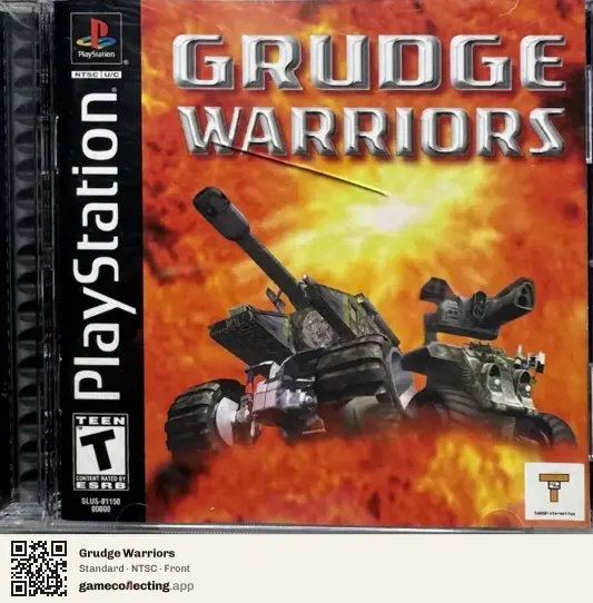 Grudge Warriors PlayStation, NTSC box front