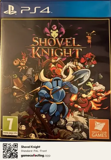 Shovel Knight PlayStation 4, PAL box front