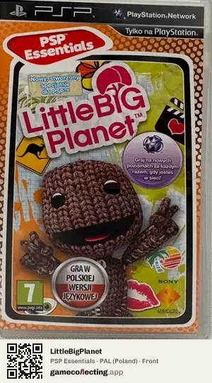 LittleBigPlanet PlayStation Portable, Poland box front