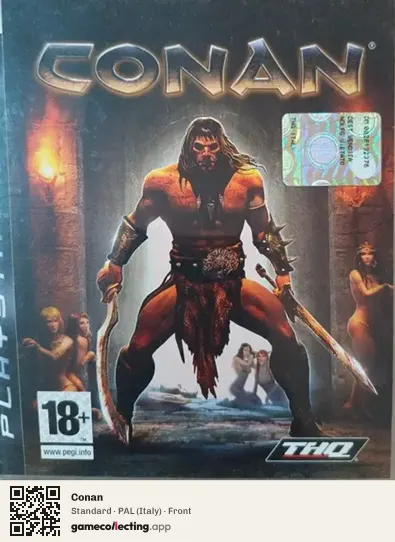 Conan PlayStation 3, Italy box front