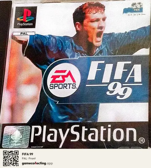 FIFA 99 PlayStation, PAL box front