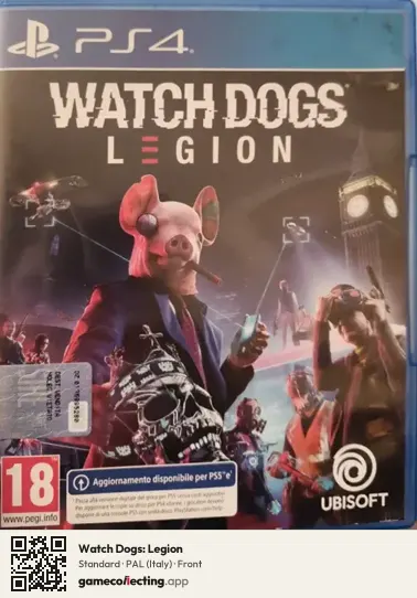 Watch Dogs: Legion PlayStation 4, Italy box front