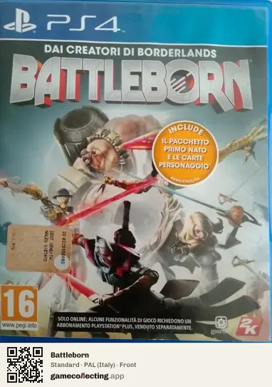 Battleborn PlayStation 4, Italy box front