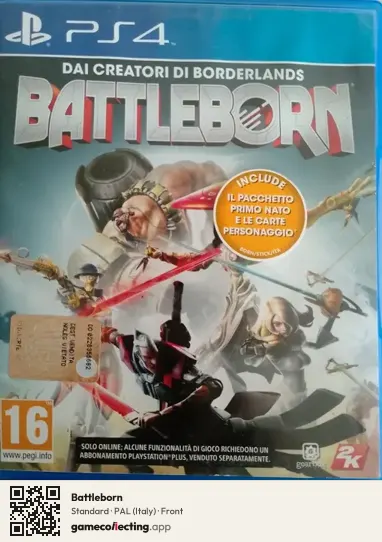 Battleborn PlayStation 4, Italy box front