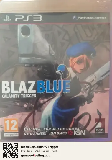 BlazBlue: Calamity Trigger PlayStation 3, France box front