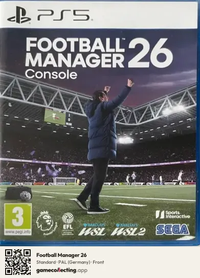 Football Manager 26 PlayStation 5, Germany box front