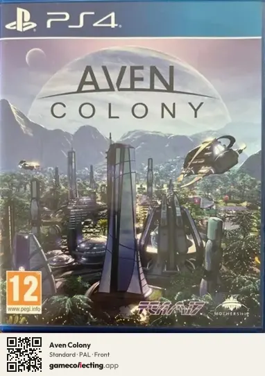 Aven Colony PlayStation 4, PAL box front