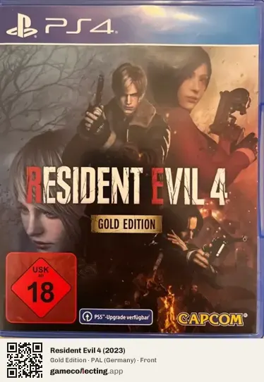 Resident Evil 4 (2023) PlayStation 4, Germany box front