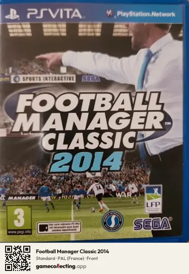 Football Manager Classic 2014 PlayStation Vita, France box front