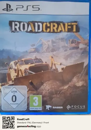 RoadCraft PlayStation 5, Germany box front
