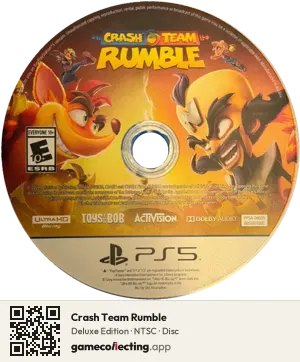Crash Team Rumble PlayStation 5, NTSC disc