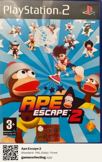 Ape Escape 2 PlayStation 2, Italy box front