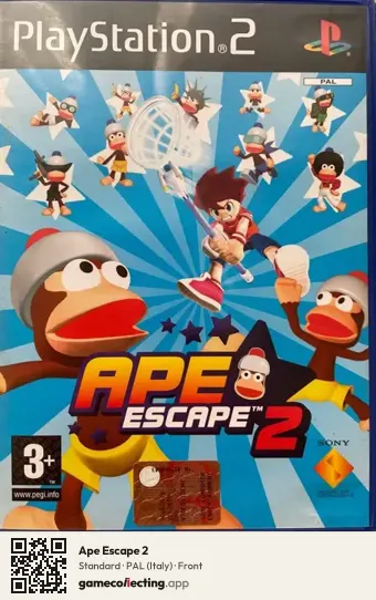 Ape Escape 2 PlayStation 2, Italy box front