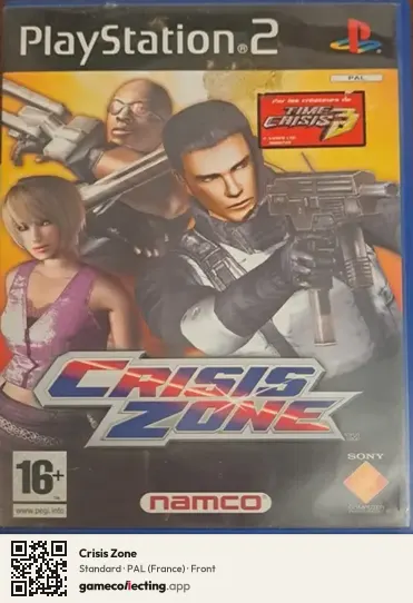 Crisis Zone PlayStation 2, France box front