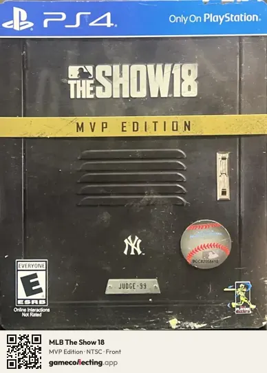 MLB The Show 18 PlayStation 4, NTSC box front