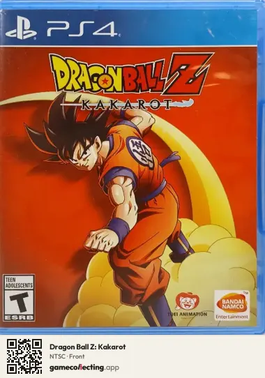Dragon Ball Z: Kakarot PlayStation 4, NTSC box front