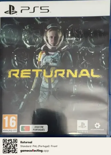 Returnal PlayStation 5, Portugal box front