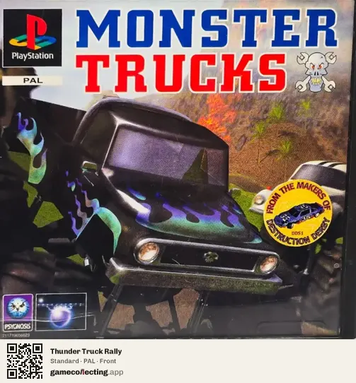 Thunder Truck Rally PlayStation, PAL box front