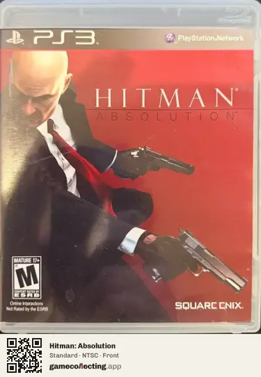Hitman: Absolution PlayStation 3, NTSC box front