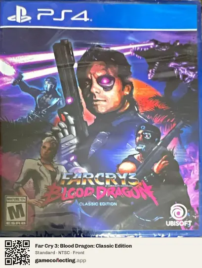 Far Cry 3: Blood Dragon: Classic Edition PlayStation 4, NTSC box front