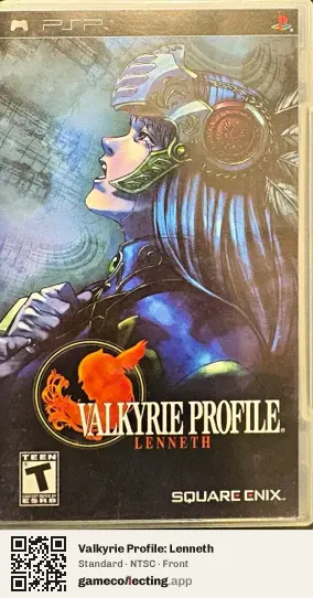 Valkyrie Profile: Lenneth PlayStation Portable, NTSC box front