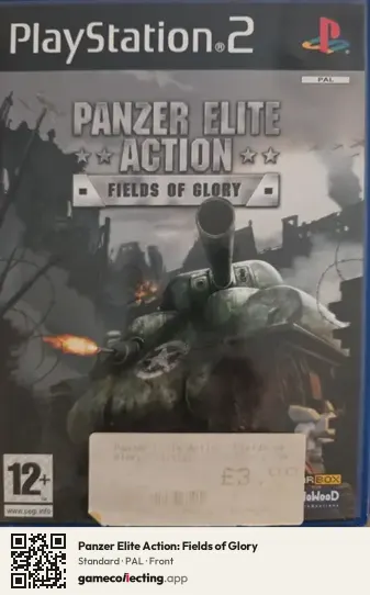 Panzer Elite Action: Fields of Glory PlayStation 2, PAL box front