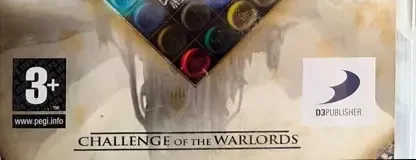 Puzzle Quest: Challenge of the Warlords, the PEGI square on its front