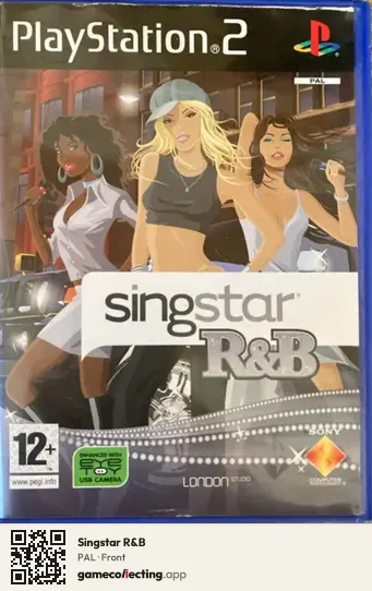 Singstar R&B PlayStation 2, PAL box front