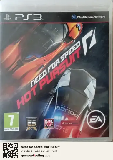Need for Speed: Hot Pursuit PlayStation 3, France box front