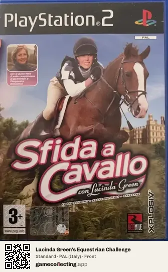 Lucinda Green's Equestrian Challenge PlayStation 2, Italy box front