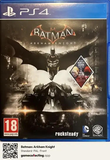 Batman: Arkham Knight PlayStation 4, PAL box front