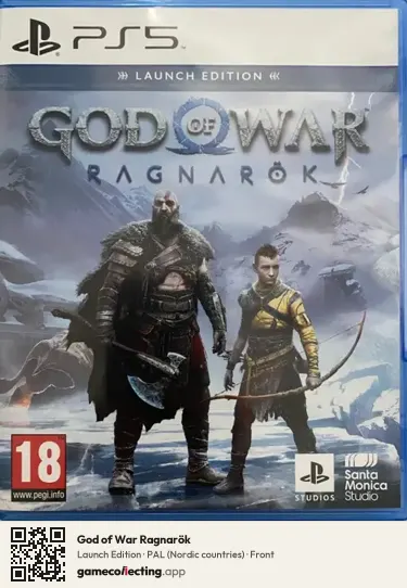 God of War Ragnarök PlayStation 5, Nordic countries box front