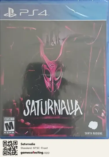 Saturnalia PlayStation 4, NTSC box front